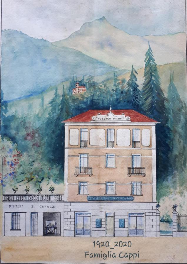 Albergo Milano 1920 블레비오 외부 사진